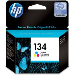 HP 134 (C9363HE) - Cyan, Magenta et Jaune 